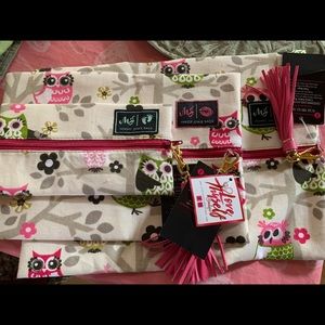 Owl makeup junkie bags